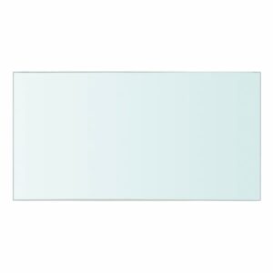 vidaXL Hyllplan glas genomskinlig 30x15 cm - Bild 2