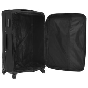 vidaXL Resväskor 3 svart soft case - Bild 9