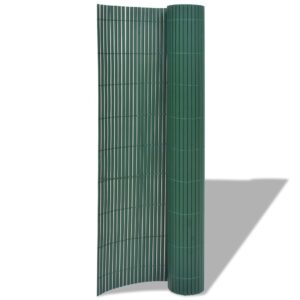 vidaXL Dubbelsidigt insynsskydd PVC 90x300 cm grön - Bild 2