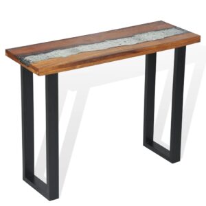 vidaXL Konsolbord i teak 100x35x75 cm - Bild 8