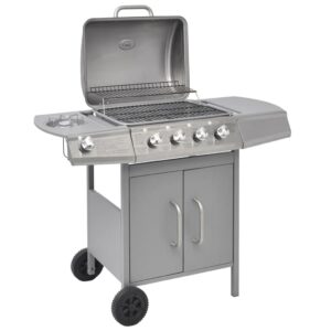 vidaXL Gasolgrill 4+1 kokzoner silver - Bild 2