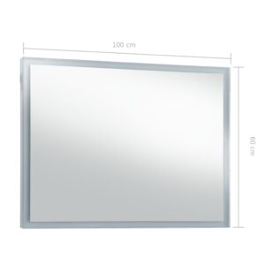 vidaXL Badrumsspegel LED 100x60 cm - Bild 8