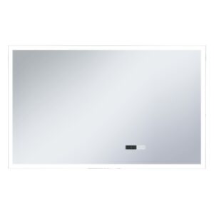 vidaXL Badrumsspegel LED med touch-sensor och tidsdisplay 100x60 cm - Bild 2