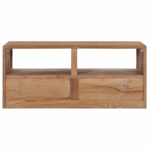 vidaXL TV-bänk 90x30x40 cm massiv teak - Bild 6