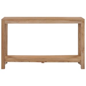 vidaXL Konsolbord 120x35x75 cm massiv teak - Bild 2