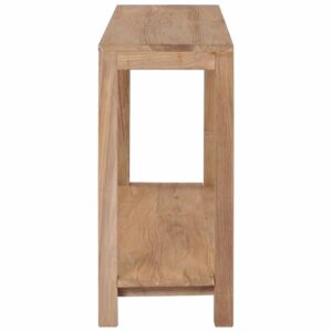 vidaXL Konsolbord 120x35x75 cm massiv teak - Bild 3