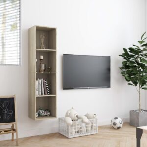 vidaXL Bokhylla/TV-bänk sonoma-ek 143x30x36 cm - Bild 3