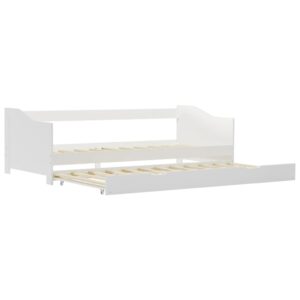 vidaXL Bäddsoffa ram vit furu 90x200 cm - Bild 2