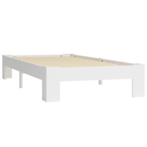 vidaXL Sängram vit massiv furu 90x200 cm - Bild 2