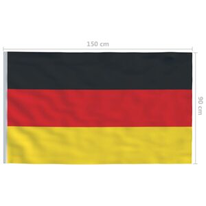 vidaXL Tysklands flagga 90x150 cm - Bild 5