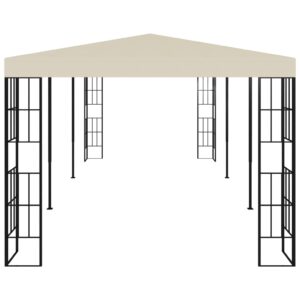 vidaXL Paviljong 3x6 m gräddvit - Bild 4