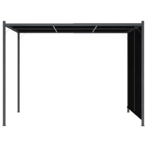 vidaXL Pergola med infällbart tak 3x3 m antracit - Bild 2