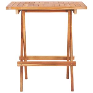 vidaXL Hopfällbart cafébord 60x60x65 cm massiv teak - Bild 3