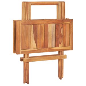 vidaXL Hopfällbart cafébord 60x60x65 cm massiv teak - Bild 4