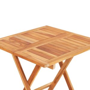 vidaXL Hopfällbart cafébord 60x60x65 cm massiv teak - Bild 5