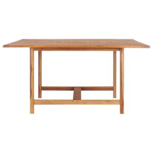 vidaXL Trädgårdsbord 150x150x76 cm massiv teak - Bild 2