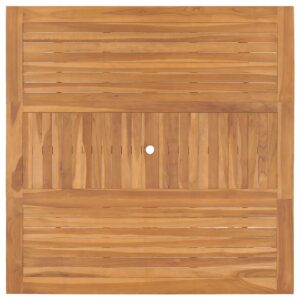 vidaXL Trädgårdsbord 150x150x76 cm massiv teak - Bild 4