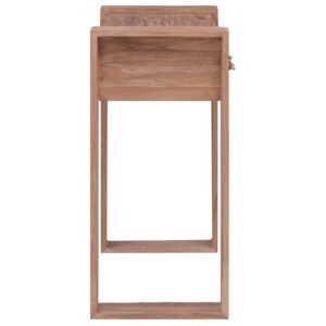 vidaXL Avlastningsbord 90x35x75 cm massiv teak - Bild 4