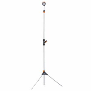 vidaXL Trädgårdsdusch med stativ 221 cm aluminium - Bild 3