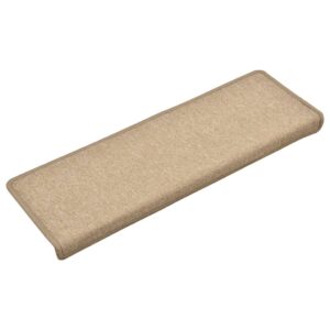 vidaXL Trappstegsmattor 15 st 65x21x4 cm taupe - Bild 2