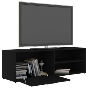 vidaXL TV-bänk svart 120x34x37 cm konstruerat trä - Bild 5