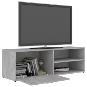 vidaXL Tv-bänk betonggrå 120x34x37 cm konstruerat trä - Bild 5