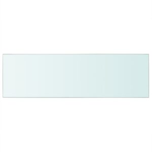 vidaXL Hyllplan 2 st glas genomskinlig 80x25 cm - Bild 3