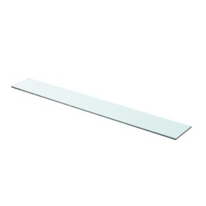 vidaXL Hyllplan 2 st glas genomskinlig 90x12 cm - Bild 2