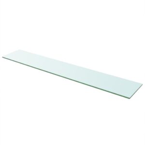 vidaXL Hyllplan 2 st glas genomskinlig 110x20 cm - Bild 2