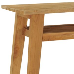 vidaXL Konsolbord 120x35x75 cm massiv teak - Bild 4