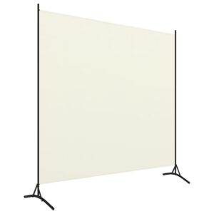 vidaXL Rumsavdelare vit 175x180 cm tyg - Bild 2