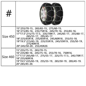 vidaXL Snökedjor till bil 2-pack 16 mm SUV 4x4 storlek 400 - Bild 9