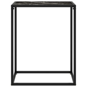 vidaXL Konsolbord svart 60x35x75 cm härdat glas - Bild 2