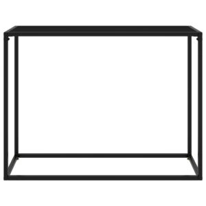 vidaXL Konsolbord svart 100x35x75 cm härdat glas - Bild 2