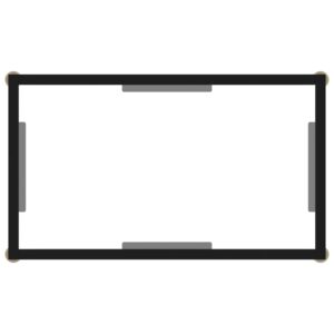 vidaXL Konsolbord transparent 60x35x75 cm härdat glas - Bild 4