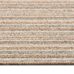 vidaXL Textilplattor 20 st 5 m² 50x50 cm beige ränder - Bild 5