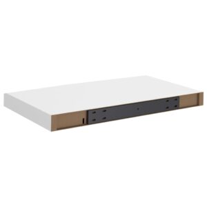 vidaXL Svävande vägghyllor 2 st vit 50x23x3,8 cm MDF - Bild 8