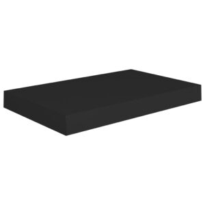 vidaXL Svävande vägghyllor 4 st svart 40x23x3,8 cm MDF - Bild 4