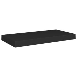 vidaXL Svävande vägghyllor 2 st svart 50x23x3,8 cm MDF - Bild 4