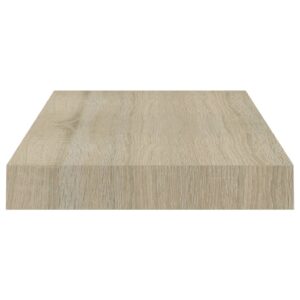 vidaXL Svävande vägghyllor 4 st ek 40x23x3,8 cm MDF - Bild 6