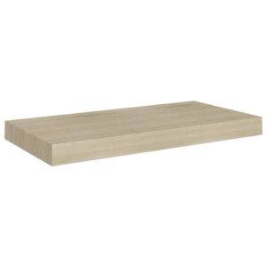 vidaXL Svävande vägghyllor 2 st ek 50x23x3,8 cm MDF - Bild 4