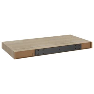 vidaXL Svävande vägghyllor 2 st ek 50x23x3,8 cm MDF - Bild 7