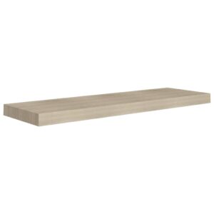 vidaXL Svävande vägghylla ek 80x23,5x3,8 cm MDF - Bild 2