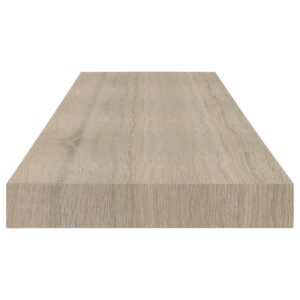 vidaXL Svävande vägghylla ek 80x23,5x3,8 cm MDF - Bild 4