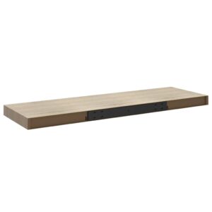 vidaXL Svävande vägghylla ek 80x23,5x3,8 cm MDF - Bild 6