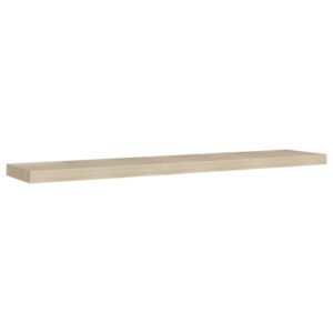 vidaXL Svävande vägghyllor 4 st ek 120x23,5x3,8 cm MDF - Bild 4