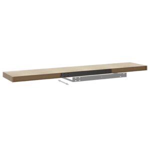 vidaXL Svävande vägghyllor 4 st ek 120x23,5x3,8 cm MDF - Bild 7