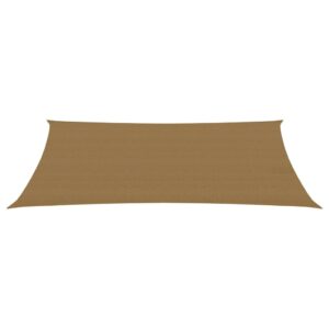 vidaXL Solsegel 160 g/m² taupe 2x4,5 m HDPE - Bild 3