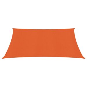 vidaXL Solsegel 160 g/m² orange 3,6x3,6 m HDPE - Bild 3