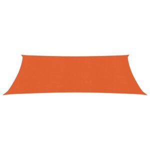 vidaXL Solsegel 160 g/m² orange 2x5 m HDPE - Bild 3